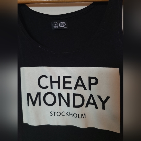 💀Cheap Monday - Black Nomi Tank - Size XXS - Picture 4 of 6